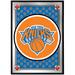 New York Knicks 27" x 19" Framed Mirrored Wall Sign