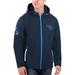 Men's G-III Sports by Carl Banks Navy Tennessee Titans Soft Shell Full-Zip Hoodie Jacket