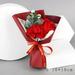 YEAHOO Mini Carnation Flower Bundle Soap Rose Hand Gift Valentine s Day Gift Box With Small Gifts(Red)