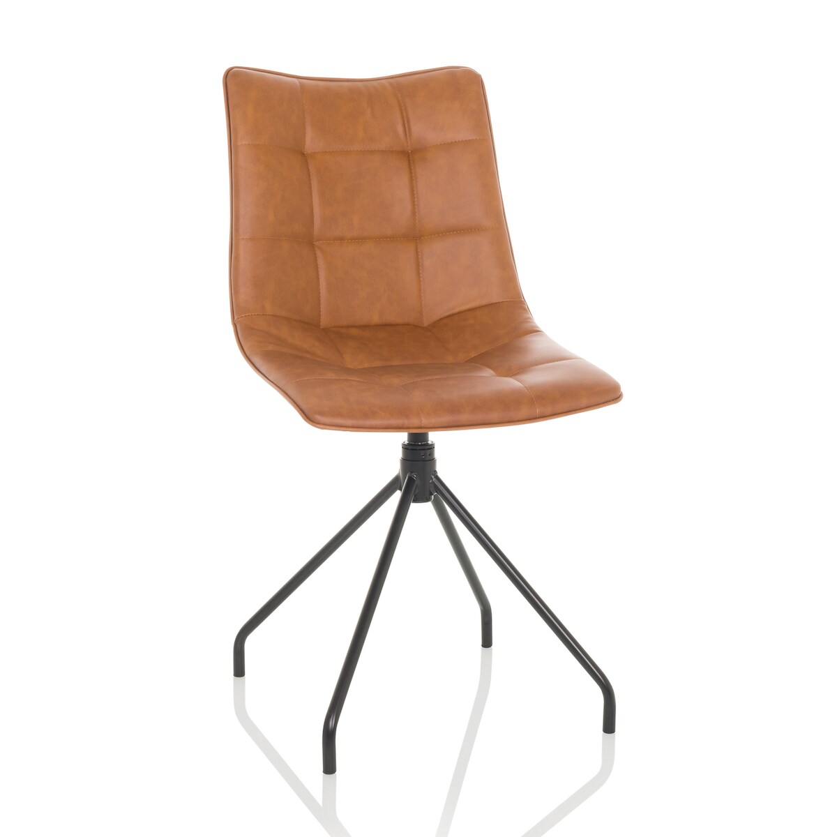 Besucherstuhl / Dining Stuhl TARVISO PU braun hjh OFFICE Image