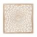 Light Brown Traditional Ornamental Wood Wall Decor Wall Decor by Quinn Living in Brown