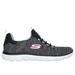 Skechers Women's Summits - Fresh Impression Sneaker | Size 9.5 | Black | Textile/Synthetic | Vegan | Machine Washable