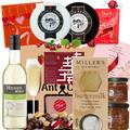 Snowdonia Cheese and Wine Hamper Gift-Cheese Hamper Gift Set-2 Award Winning Cheeses -Chutneys, Olives,Pate,Butter Milk Biscuits -Cheese Gift Set for both Men and Women-Cheese Themed Crossword Puzzle
