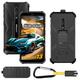 Ulefone Android 13 Rugged Smartphone, 8GB 64GB Armor X12 Pro Tough Phone with Case, 4G 3-Card Slot SIM Free Mobile Phones, 13MP Waterproof Camera, Octa Core, 5.45" Screen, NFC, UK Version, Black