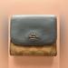 Coach Bags | Coach Small Wallet | Color: Blue/Cream | Size: Os