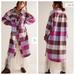 Free People Jackets & Coats | Free People Plaid Ruby Shacket Jacket In Wine Combo Size Xl Nwt | Color: Pink/Purple | Size: Xl