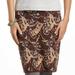 Anthropologie Skirts | Anthropologie Sparrow Brown Gray Knit Jacquard Pencil Skirt | Color: Brown/Gray | Size: M