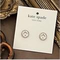 Kate Spade Jewelry | Kate Spade Spot The Spade Pave Studs | Color: Silver | Size: Os