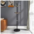 RUVOO Coat Stand Coat Rack Hall Tree Freestanding Coat Stand Wood Floor Stand Bedroom Luxury Coat Rack For Clothes Clothes Stand (Blue : Onecolor, Size : 180 * 39cm)