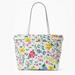 Kate Spade Bags | Kate Spade Staci Garden Bouquet Large Laptop Tote, Cream Multi Floral | Color: Cream | Size: Os