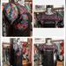 Zara Dresses | Beautiful And Rare By Zara Black Mexican Style Embroidered Sequence Dress Small | Color: Black/Red | Size: S