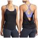 Athleta Tops | Athleta Womens Black Purple Full Force Built In Bra Perforated Tank Top Size Xs | Color: Black | Size: Xs
