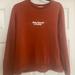 Zara Tops | Excellent Pre-Owned Condition: Zara Make Yourself A Priority Crewneck Sweater M | Color: Orange | Size: M