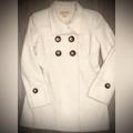 Michael Kors Jackets & Coats | Micheal Kors Peacoat | Color: Cream/White | Size: 8