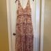 Free People Dresses | Free People Julianna Chiffon Tiered Maxi Dress Floral Ivory Size Small | Color: Red | Size: S