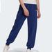 Adidas Pants & Jumpsuits | Adidas Blue Essentials Warm Golden Logo Pants Size Medium | Color: Blue | Size: M