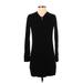 Club Monaco Casual Dress - Sweater Dress: Black Dresses - Women's Size Small