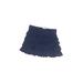 Lands' End Skirt: Blue Solid Skirts & Dresses - Kids Girl's Size Small