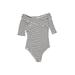 Socialite Bodysuit: White Tops - Women's Size X-Small