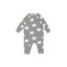 Gerber Organic Long Sleeve Outfit: Gray Print Bottoms - Size 3-6 Month