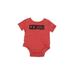 Koala Baby Short Sleeve Onesie: Red Print Bottoms - Size 3 Month