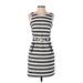 Banana Republic Heritage Collection Casual Dress: Gray Stripes Dresses - Women's Size 0