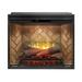 Dimplex Revillusion Electric Firebox Herringbone Brick Interior w/ Front Glass Panel in Black | 31.25" W x 26.62" H x 12.12" D | Wayfair RBF30-FG