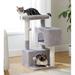 Tucker Murphy Pet™ 31.5" H Dosta Cat Tree Manufactured Wood in Gray | 31.5 H x 15.3 W x 15.3 D in | Wayfair 110AB2F5AC274103BDE81C0234FA2AB6