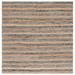 Brown/Gray 72 x 72 x 0.38 in Indoor Area Rug - Union Rustic Keyshona Striped Handmade Flatweave Wool Area Rug in Gray/Brown Wool | Wayfair