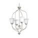 Progress Lighting Keats 21 Inch 4 Light Mini Chandelier - P3891-09