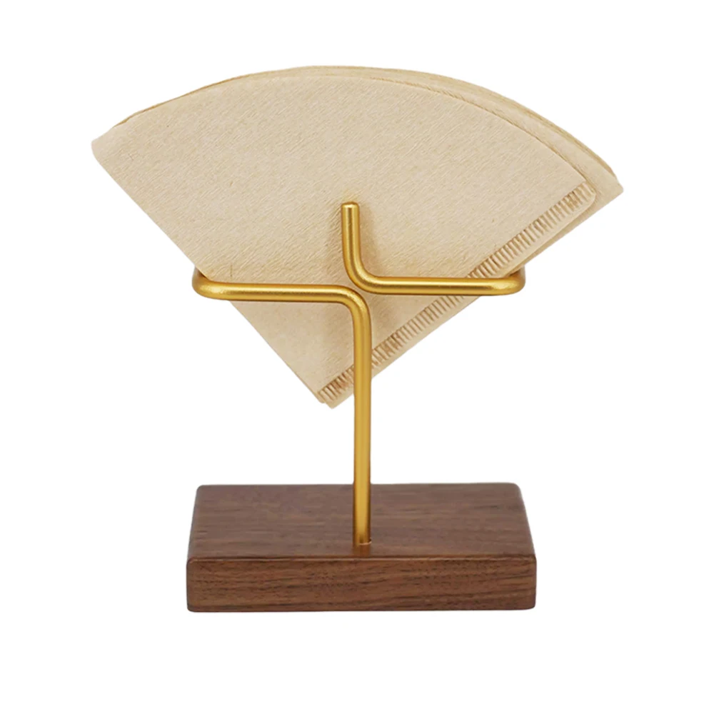 Holz Kaffeefilter Papier regal Filter papiere Aufbewahrung halter Stand Kaffee Werkzeuge Haushalt Kaffee Zubehör Barista Werkzeug