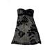 White House Black Market Cocktail Dress - Party: Black Brocade Dresses - Women's Size 0