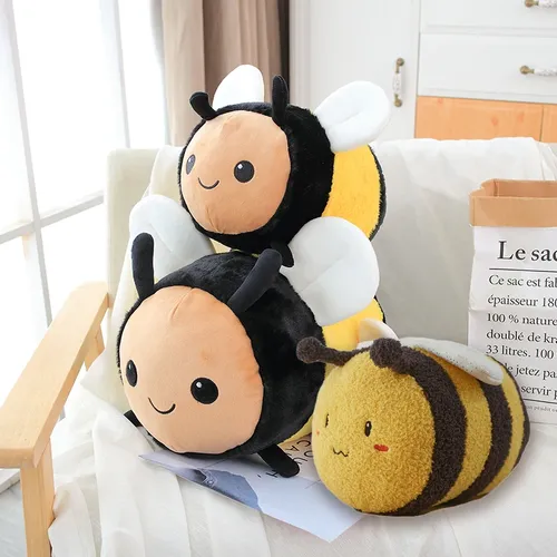 Fuzzy Hummel Marienkäfer gefüllt Insekt Plüsch Spielzeug Biene Marienkäfer weiche Puppe Kinder