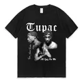Rapper Tupac 2pac maglietta da uomo 100% cotone T-Shirt moda T-Shirt a maniche corte di alta qualità