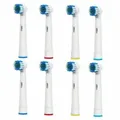 Testine di ricambio per spazzolino elettronico da 8 pezzi compatibili orale B Braun