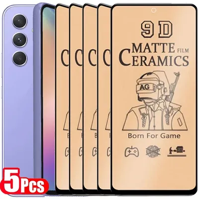 5PCS Matte Keramik Film für Samsung A54 A34 A24 A14 A52 A52S A32 A12 Screen Protectors für Samsung A53 a33 A73 A13 A23 Nicht Glas