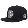 Modische Fastball-Kappe „The Eye of God“, Kunst-Wildleder, Hip-Hop, rote Snapback-Mütze für Männer