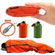 Tragbarer wasserdichter Notfall-Überlebens schlafsack im Freien edc Camping ausrüstung Thermos ack
