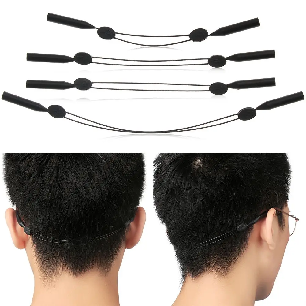 Verstellbare Sport brille skalierbare Silikons eil riemen Hals schnur Brillen Lanyard Sonnenbrille Kette Zubehör Image