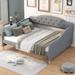 Upholstery Daybed with Button Tufted Backrest