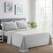 Marina Decoration Ultra Soft Silky Deep Pocket Solid Rayon from Bamboo All Season Bedding Pleated Sheet Set