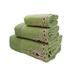 Marina Decoration Premium Luxury Decor Ultra Soft 100% Cotton Sheer Lace Bathroom Modern Embroidered 3 Piece Towel Set