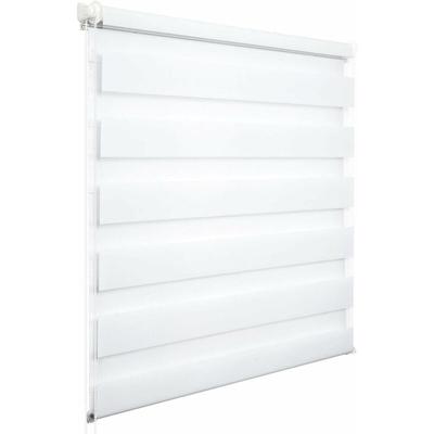 Woltu - Doppelrollo Klemmfix ohne Bohren, Duo Rollo Zebrarollo Fensterrollo Klemmrollo Image