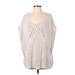 Roberto Collina Pullover Sweater: Ivory Print Tops - Women's Size 1