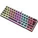 BENGOO Mechanical Gaming Keyboard 60% Rainbow LED Backlit Compact Keyboard with 61 Keys and Blue Switches Mini Wired Keyboard with 21 Anti-ghosting Keys for Computer Gamer PC Mac(Black)