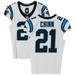 Jeremy Chinn Carolina Panthers Game-Used White Nike Jersey vs. Detroit Lions on October 8, 2023