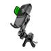 Hellery Car Phone Holder Support Bracket Universal Design for 4inch-7inch Fixing Frame Mobile Phone Stand Cradle All Phone Smartphone Green B