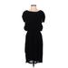 Fendi Casual Dress: Black Solid Dresses - Women's Size 42