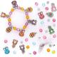 Easter Bunny Charm Bracelet Kits (Pack of 3) Easter Crafts For Kids 3 assorted colourways - Pink/Green, Pink/Blue & Purple/Orange