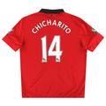 2013-14 Manchester United Nike Home Shirt Chicharito #14 XL